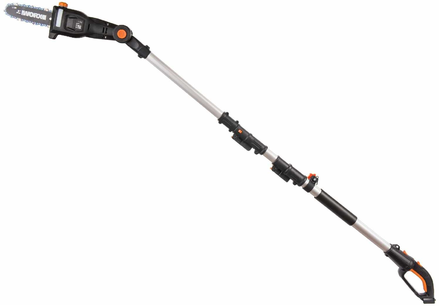 Цепная пила Аккумуляторная телескопическая WORX WG349E.9, 20В, 20 см, без АКБ и ЗУ фотография 1