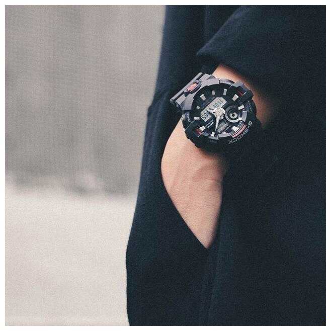 Японские наручные часы CASIO G-SHOCK GA-700-1A фотография 1