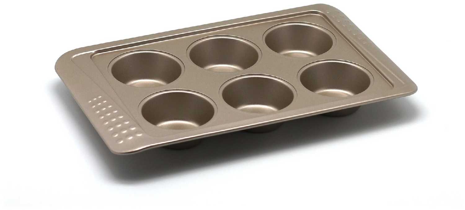 Форма для маффинов Zanussi Turin, на 6 чашек, 32х19,5х3 см ZAC35112CF