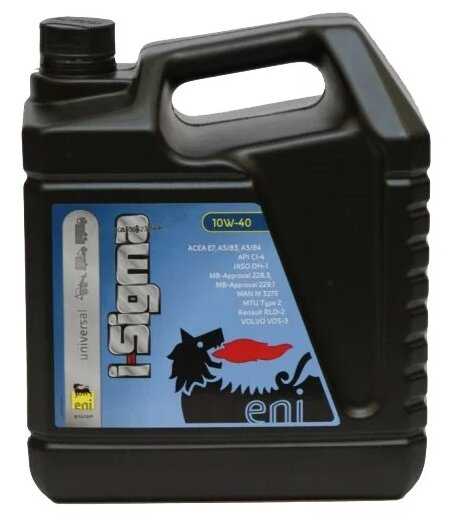 Полусинтетическое моторное масло Eni/Agip i-Sigma universal 10W-40