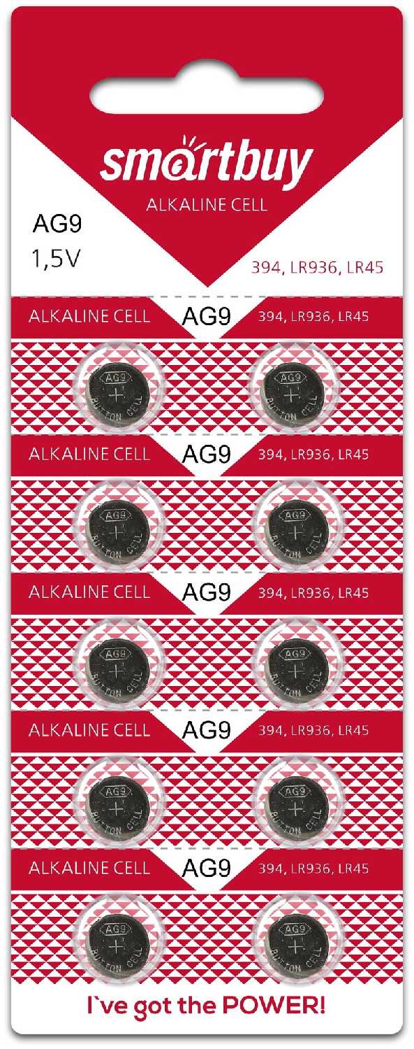 Батарейка Smartbuy AG9 (394A/LR936/194) фотография 2