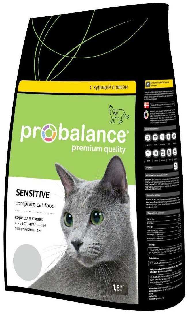 Корм для кошек ProBalance Sensitive (с курицей, с рисом) фотография 4