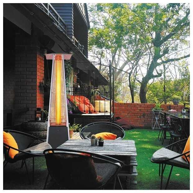 Газовый уличный обогреватель Aesto A-04T 13 кВт, 20 м2 фотография 14