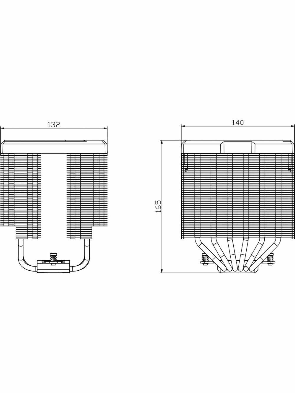 Кулер для процессора Thermalright Peerless Assassin 140 Digital [140 мм+120 мм, 1850 RPM, 29.6 дБ, 4-pin] фотография 1