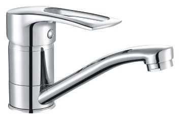 Смеситель для раковины (умывальника) Rossinka Silvermix T40-22, рычажный