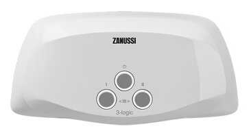 Проточный электрический водонагреватель Zanussi 3-logic 5,5 S, душ
