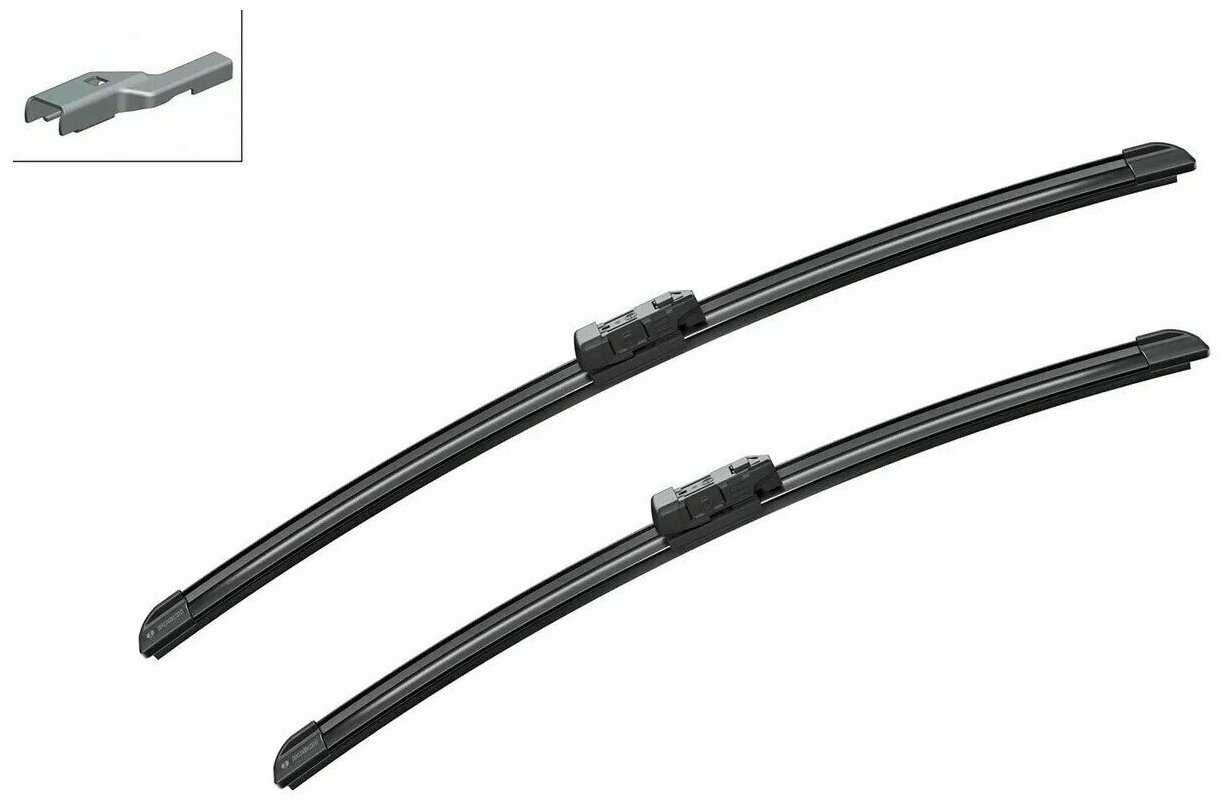 Щетка стеклоочистителя бескаркасная Bosch Aerotwin A974S, 2 шт. фотография 14