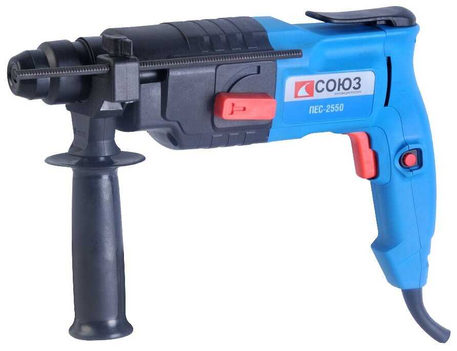 Перфоратор СОЮЗ ПЕС-2550, без аккумулятора, 800 Вт