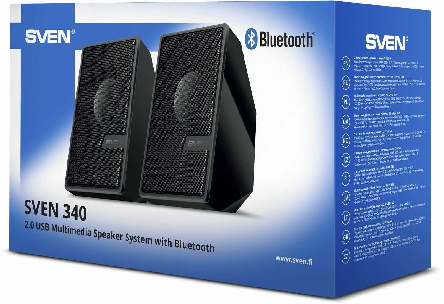 Колонки для компьютера 2.0 SVEN 340 (USB, 6 Вт) фотография 13