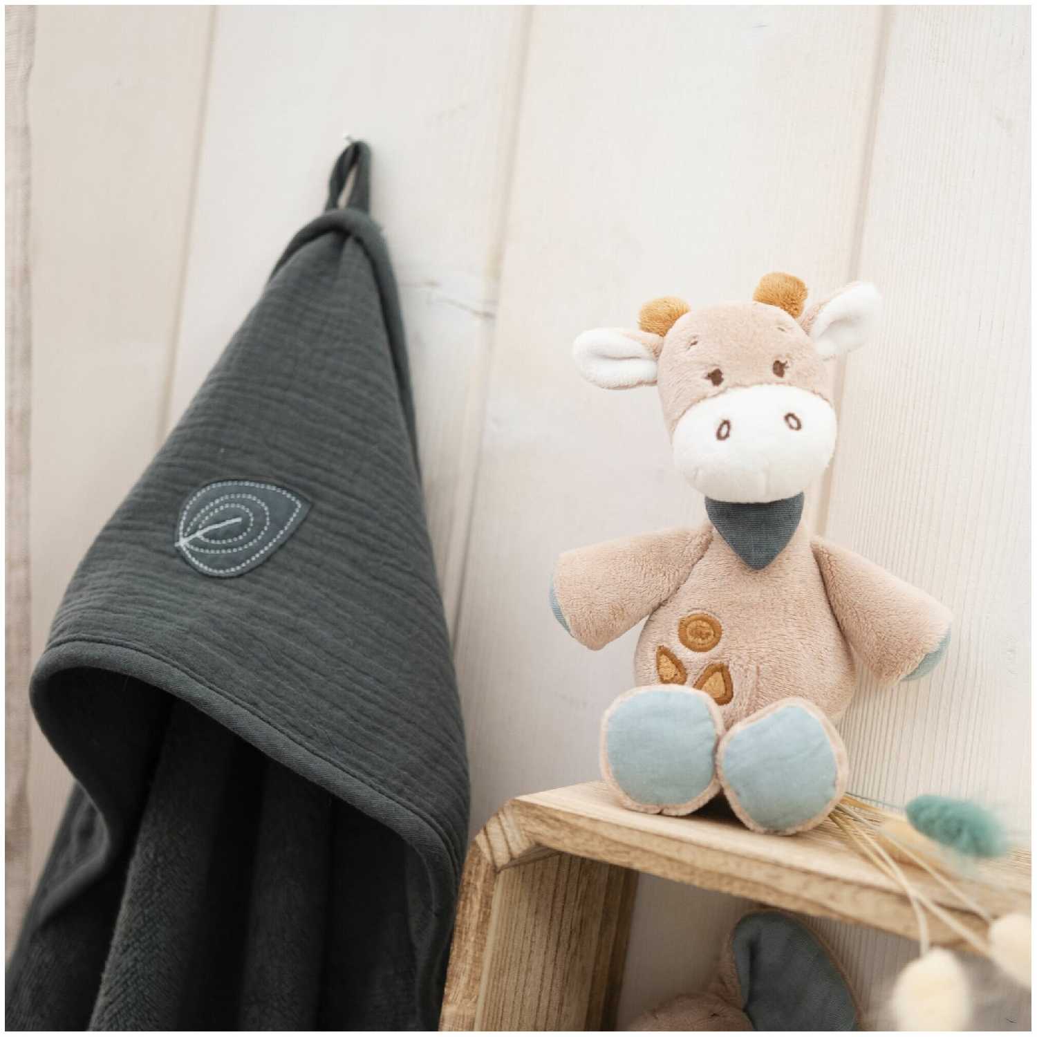 Игрушка мягкая Nattou Musical Soft toy MINI Luna & Axel Жираф музыкальная 748070 фотография 4