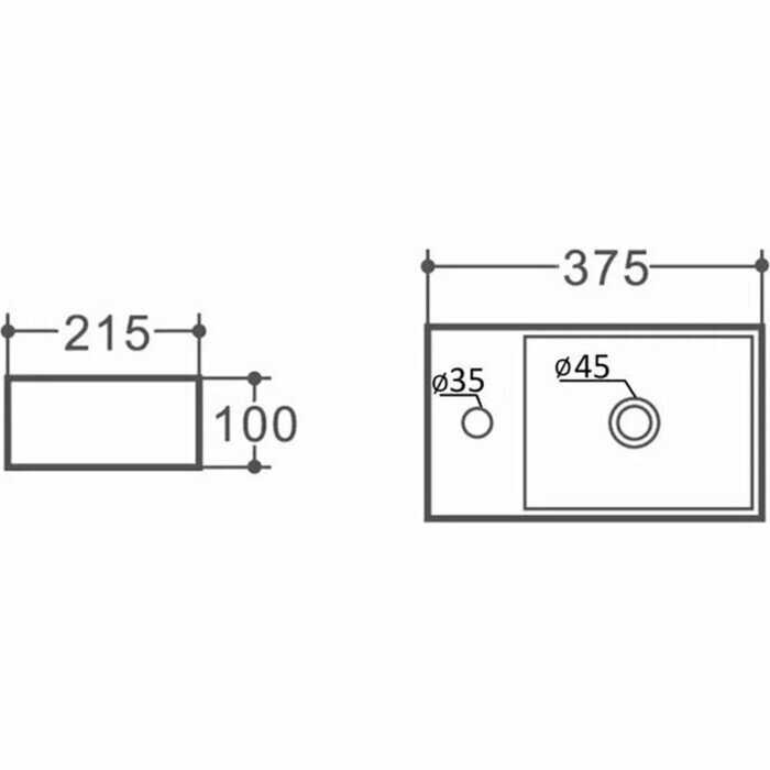 Раковина Orange B05-375RW фотография 4