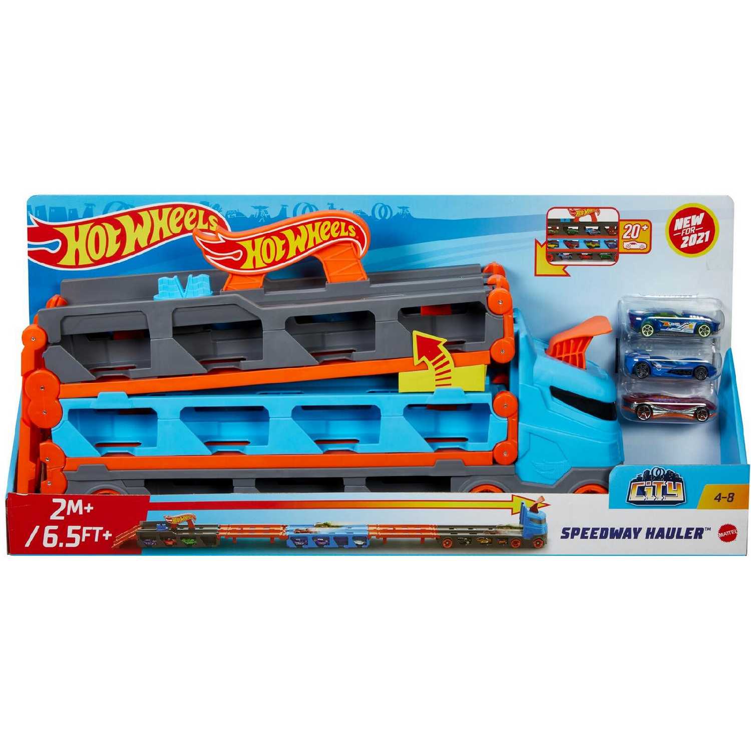Трек Hot Wheels Сити Грузовик-автотрек (GVG37) фотография 19