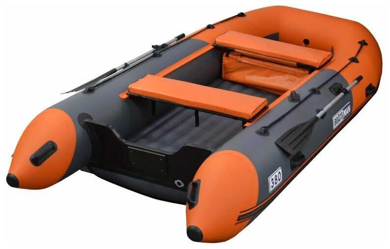 Boatsman НДНД лодка BT380A графитово-оранжевый фотография 1