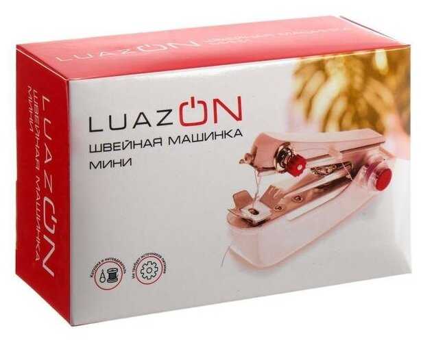 Швейная машинка LuazON LSH-08, механическая, портативная, белая Luazon Home Белый Китай фотография 8