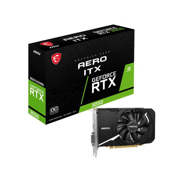 Видеокарта MSI GeForce RTX 3050 AERO ITX (RTX 3050 AERO ITX 8G OCV2) фотография 10