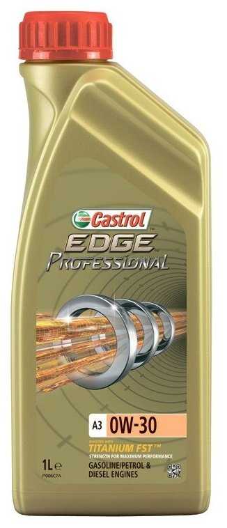 Синтетическое моторное масло Castrol Edge Professional A3 0W-30
