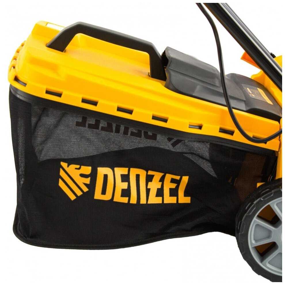Электрическая газонокосилка Denzel GM-1600 (96616) фотография 16