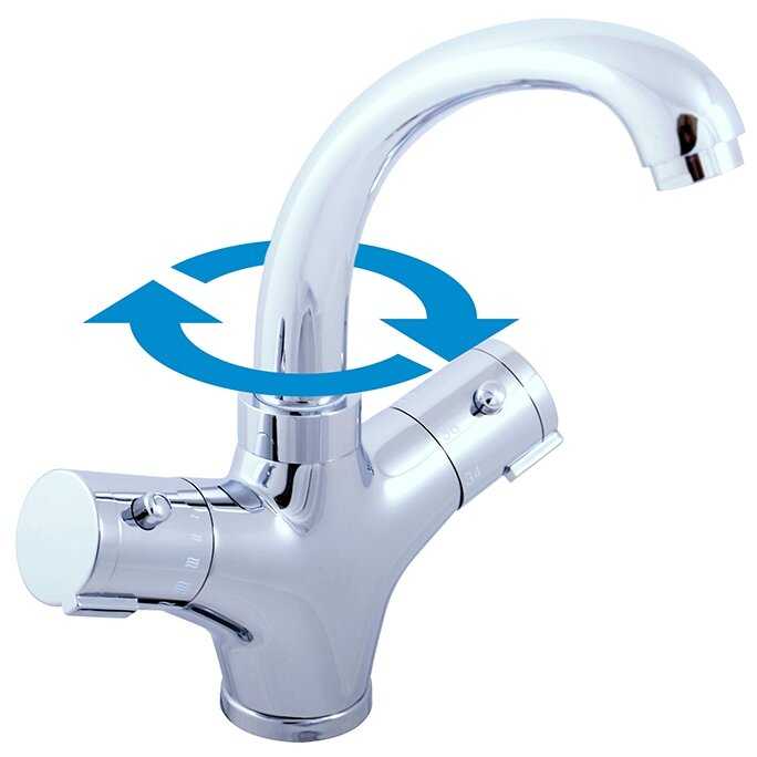 Смеситель для раковины (умывальника) Slezak RAV Dunaj termo TRM26.5, вентильный