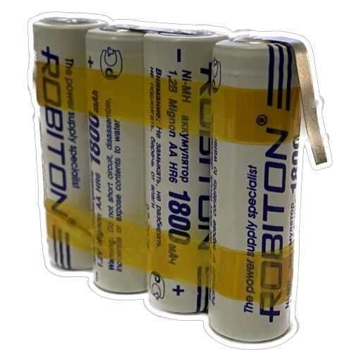 Аккумуляторная сборка ROBITON 1800MHAA-FTI prof (4.8V)