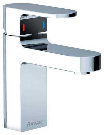 Смеситель для раковины (умывальника) RAVAK Chrome CR 011.00, рычажный фотография 1