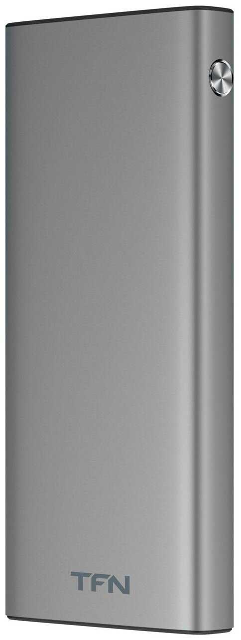 Внешний аккумулятор TFN Steel LCD 10000mAh Gray фотография 1