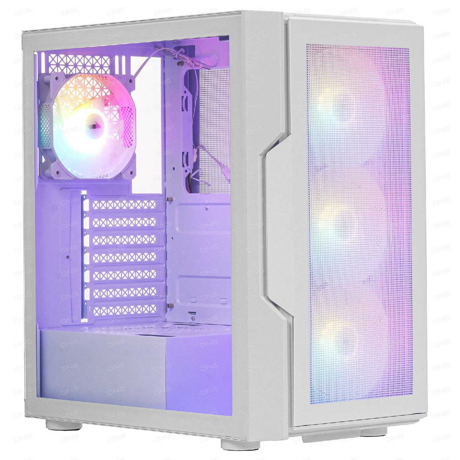 Корпус 1STPLAYER TRILOBITE T7-P (2USB3.0, Audio, Window,4x120mm LED) (T7-P-WH-4F1-W) фотография 12