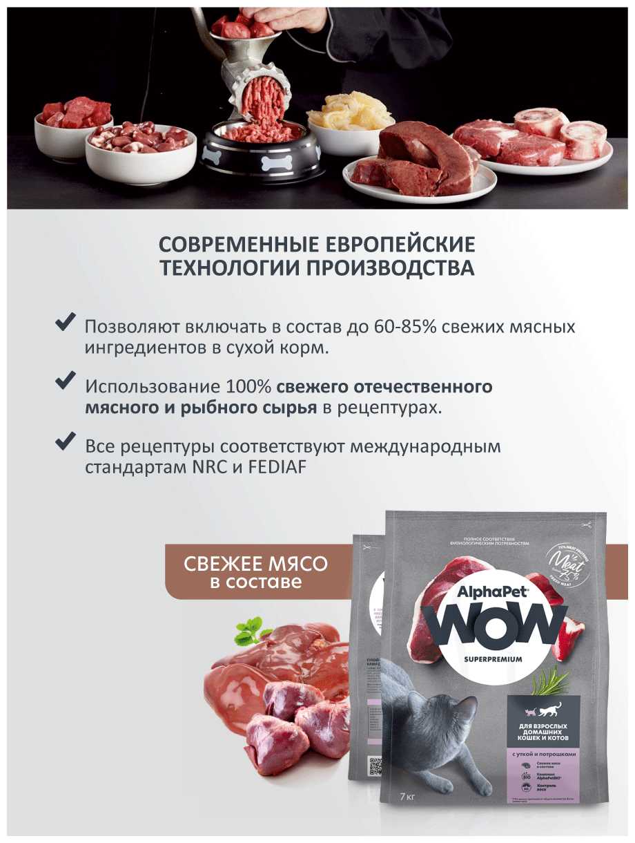 Корм AlphaPet WOW для взрослых домашних кошек фотография 1