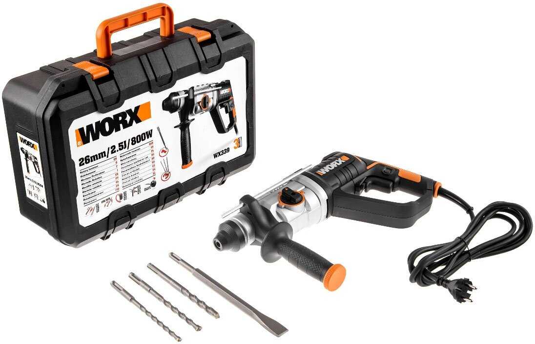 Перфоратор Worx WX339 фотография 6