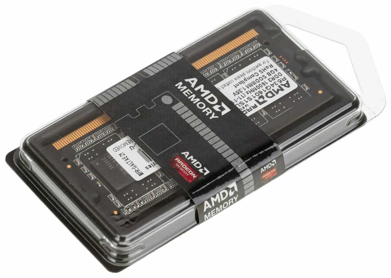 Оперативная память AMD 4 ГБ DDR3L SODIMM (R534G1601S1SL-U) фотография 11