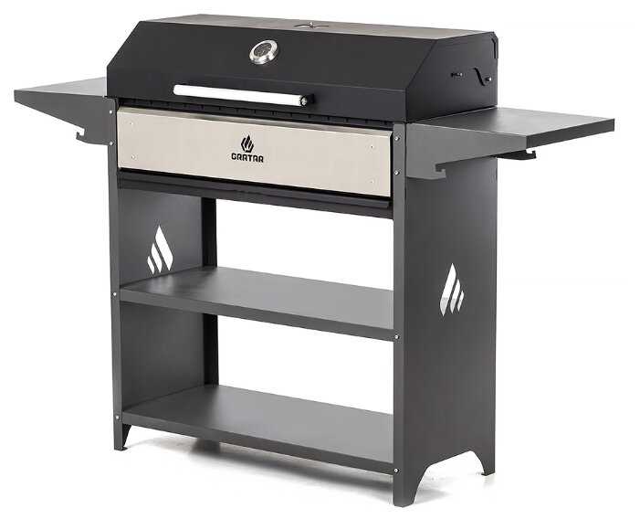 Гриль на дровах Gratar Professional Optima BBQ, 44.5х158.2х111 см