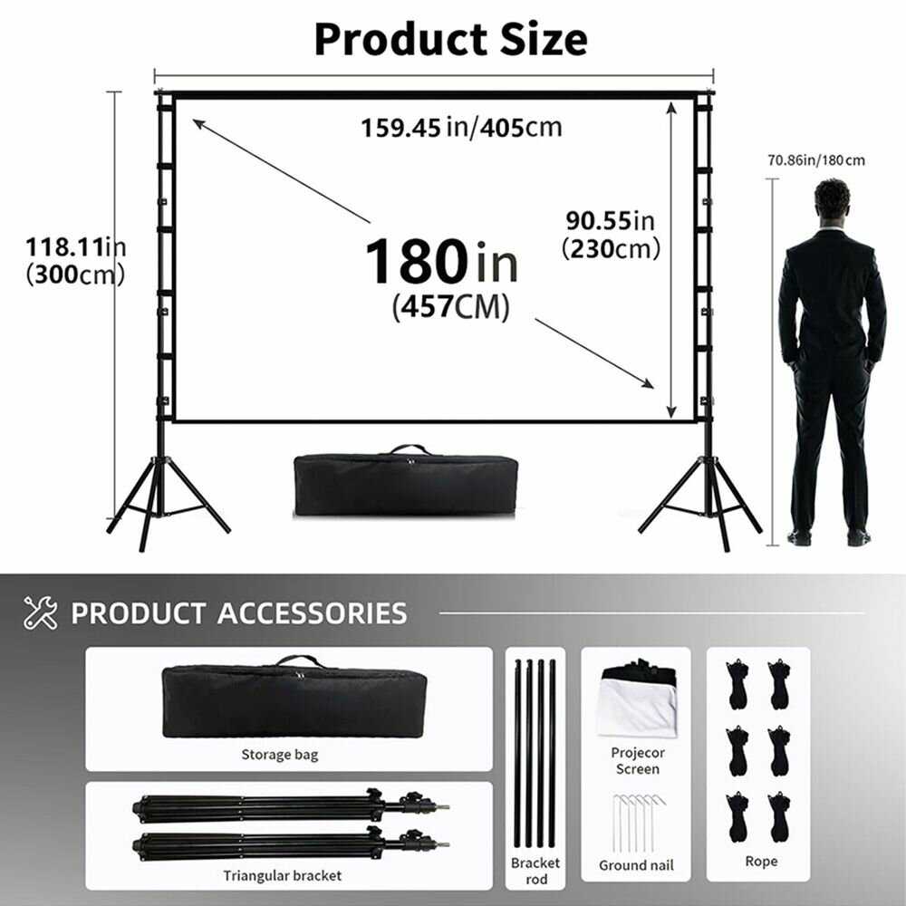Штатив для проектора Двойной штатив экран для проектора фотография 19