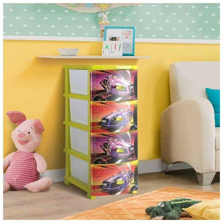 Бельевой комод РУССПЛАСТ Спорткар фотография 3