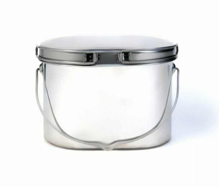 Котелок низкий 3,3 л крышка с ручками фотография 27