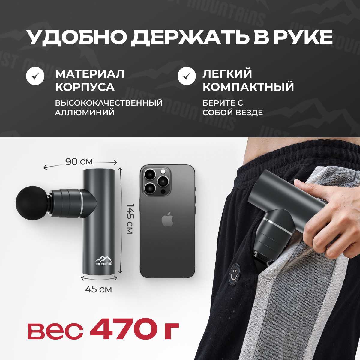 Перкуссионный массажер Массажер для шеи и плеч электрический фотография 17