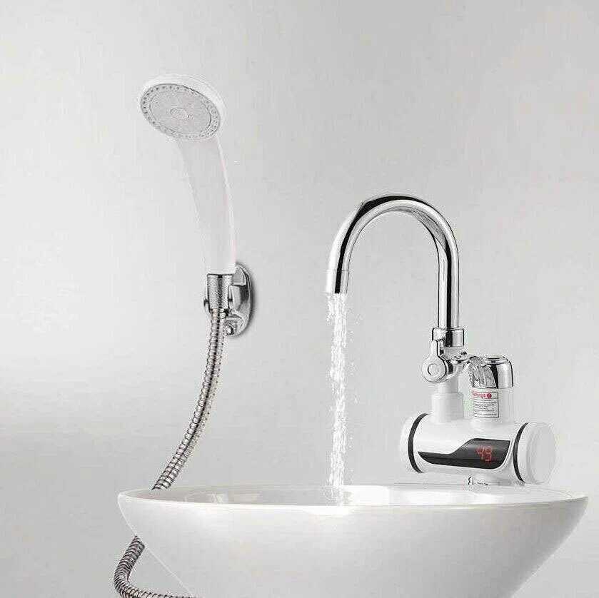 Электрический кран-водонагреватель Instant Electric Heating Water Faucet and Shower фотография 4