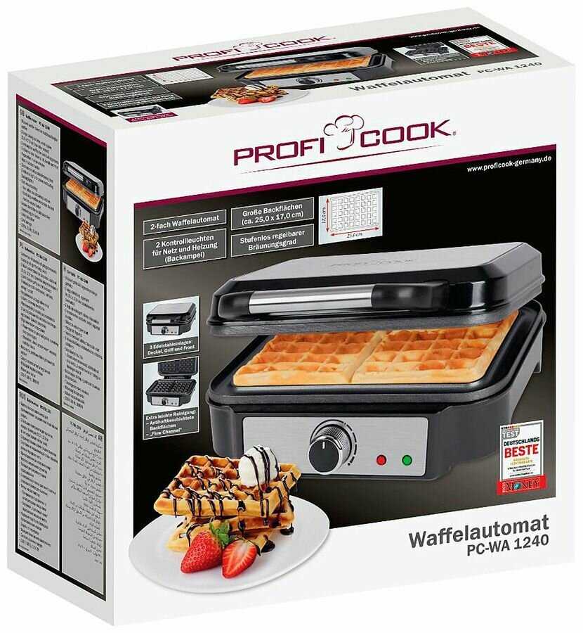 Вафельница Profi Cook Вафельница (PC-WA 1240) фотография 8