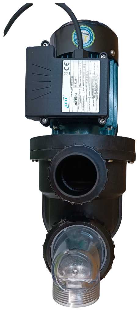 Насос для бассейнов LEO XKP450Е-2 (450Вт, 160 л/мин) фотография 2