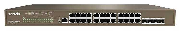 Коммутатор TENDA TEG5328P-24-410W