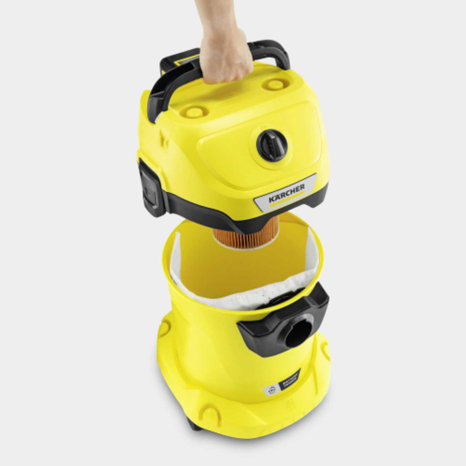 Аккумуляторный хозяйственный пылесос Karcher WD 3-18 V-17/20 (INT) фотография 8