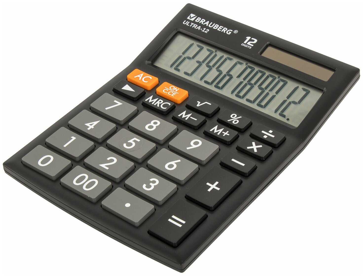 Калькулятор BRAUBERG ULTRA-12-BK (250491) фотография 11