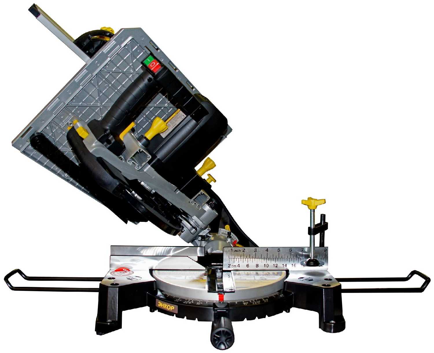 Торцовочная комбинированная пила с протяжкой Энкор КОРВЕТ 2-40 (1800 Вт) фотография 3