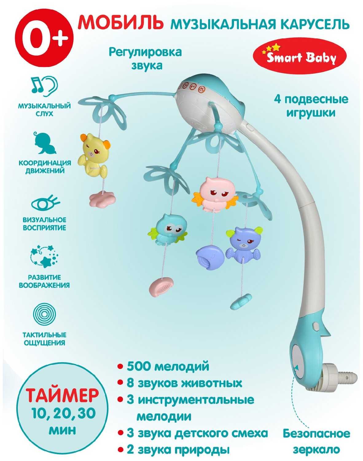 Детская карусель Smart Baby Мобиль фотография 2