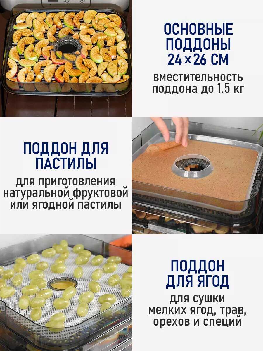 Сушилка для фруктов, овощей STINGRAY ST-FD723A (9 поддонов) фотография 4