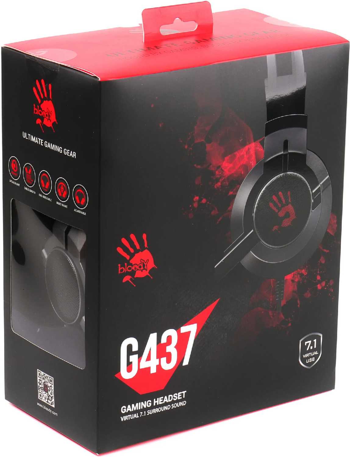 Наушники с микрофоном A4Tech Bloody G437 (G437) фотография 7