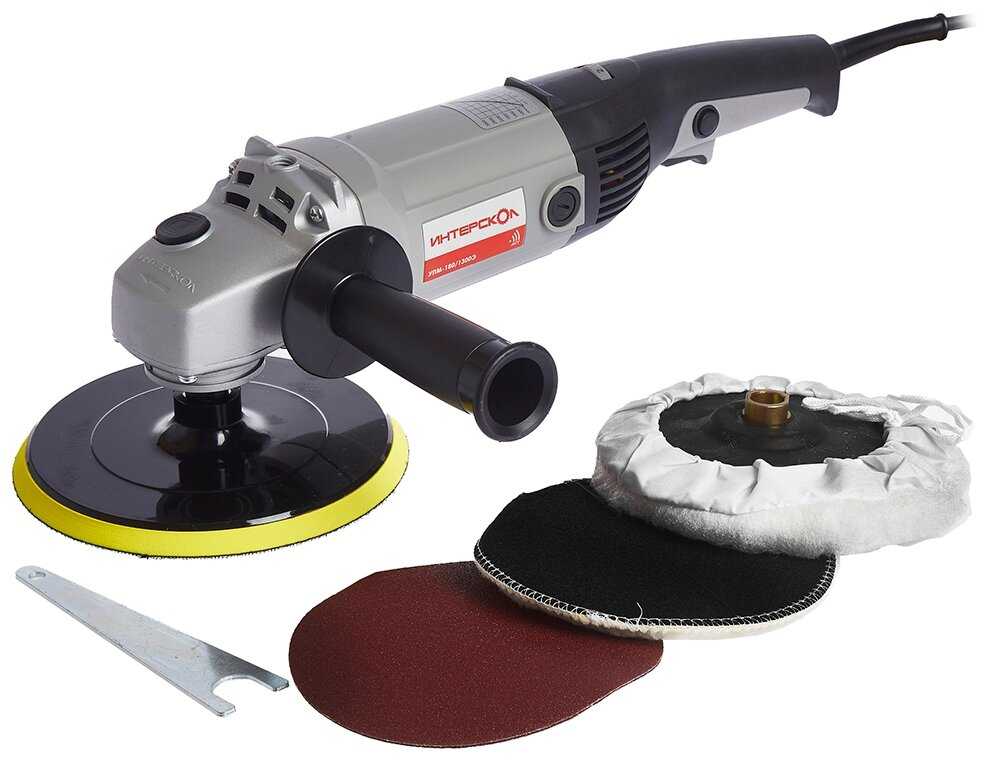 Полировальная машина Интерскол УПМ-180/1300Э фотография 11