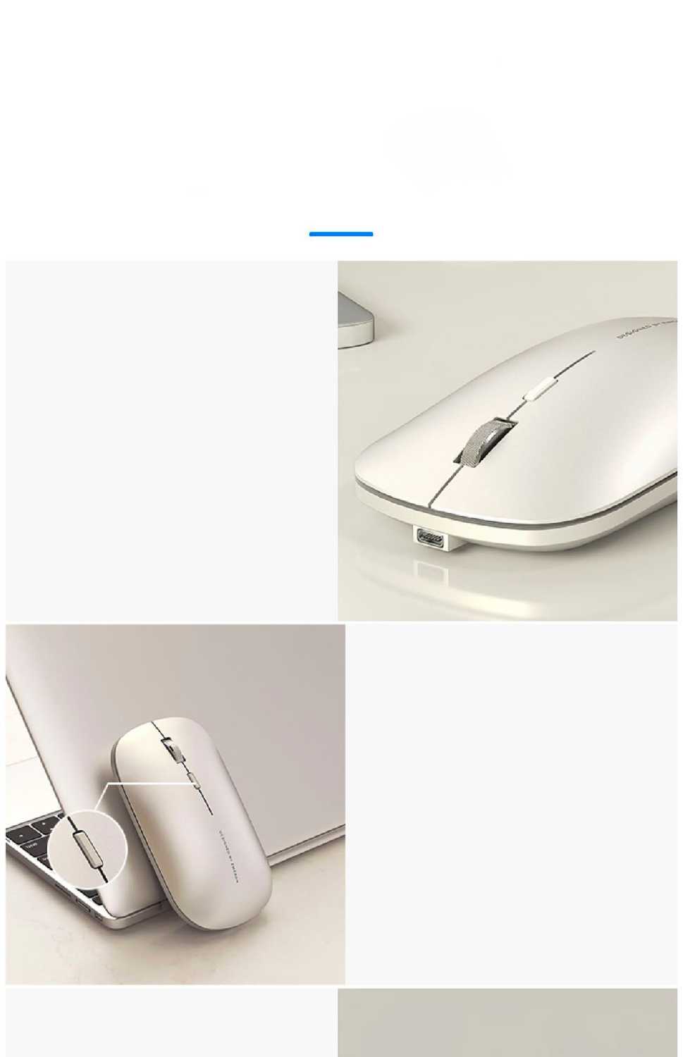 Беспроводная бесшумная мышь EWEADN Q2 фотография 11