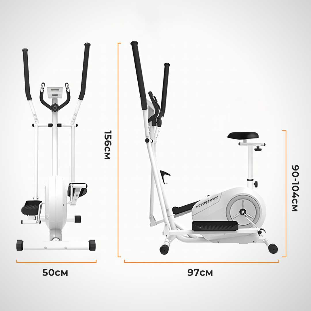 Эллиптический тренажер HyperFit Reisender U13W/3 в 1 фотография 15