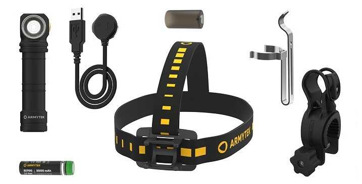 Налобный фонарь ArmyTek Wizard C2 Pro Max Magnet USB F06701W (теплый свет) фотография 6