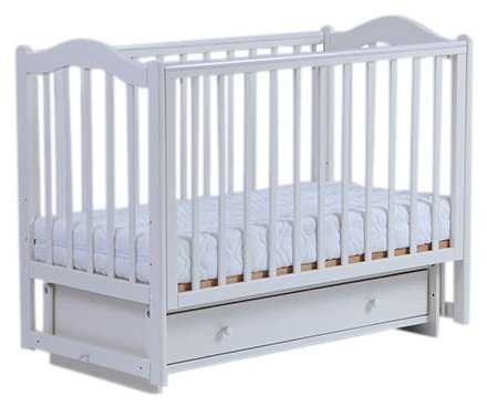 Кроватка ЛЕЛЬ (Кубаньлесстрой) Кубаночка-1 БИ 37.2, классическая, поперечный маятник фотография 3