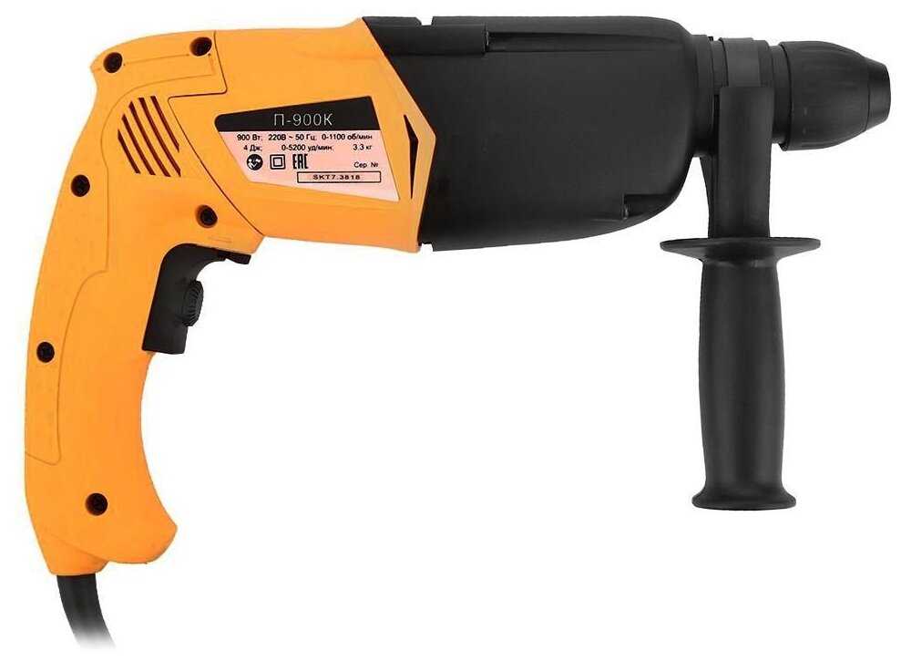 Перфоратор ВИХРЬ П-900К 2019, 900 Вт фотография 2